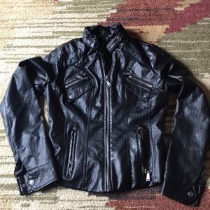 Faux Leather Jacket